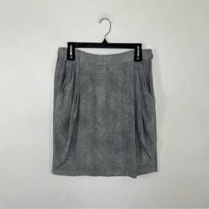 3.1 Phillip Lim Silk Gray Skirt Size 10